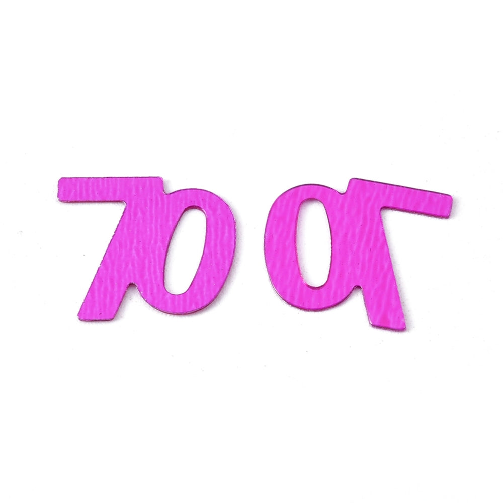 70th Birthday Table Sprinkles