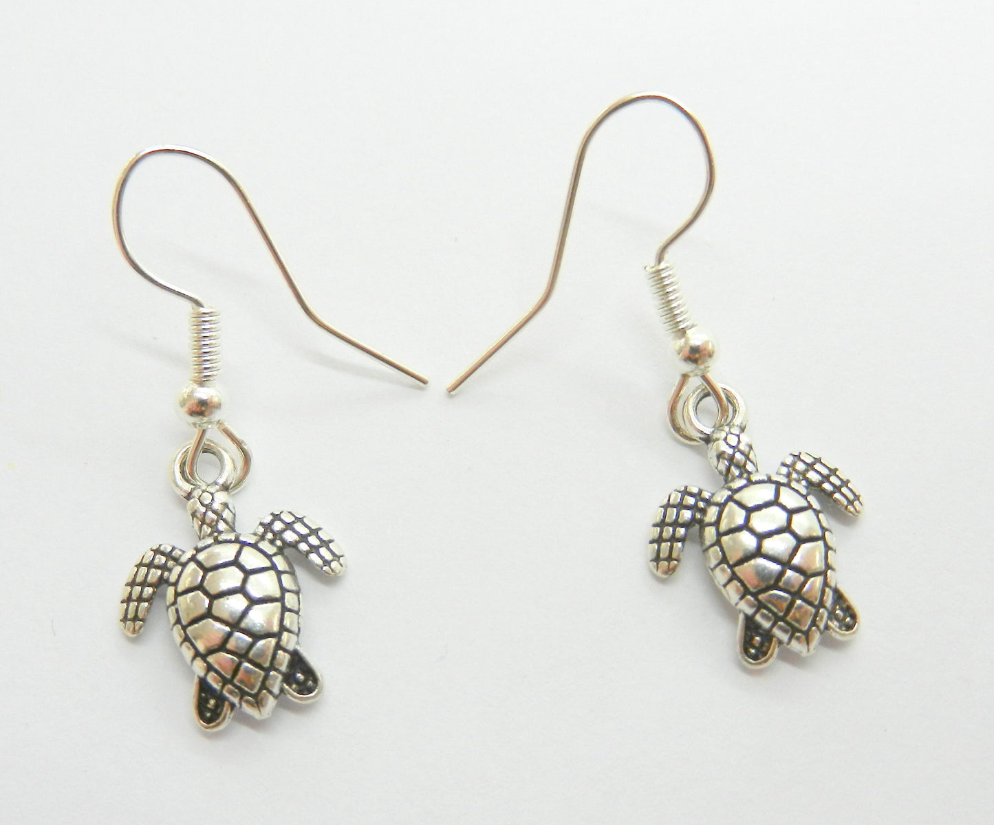Tibetan Silver Turtle Earrings