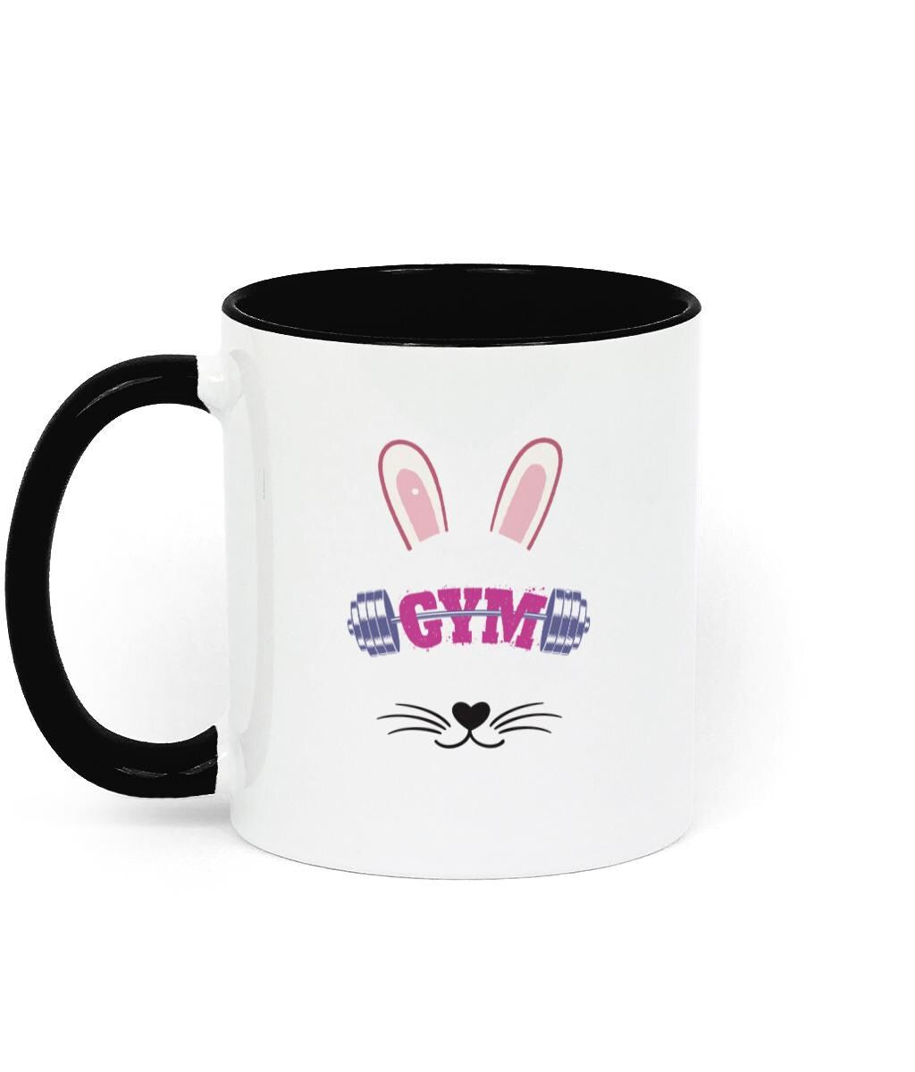 Gym Bunny Two Tone Mug
