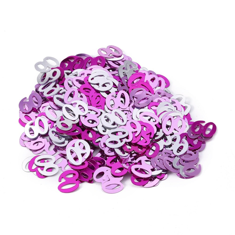 60th Birthday Table Sprinkles