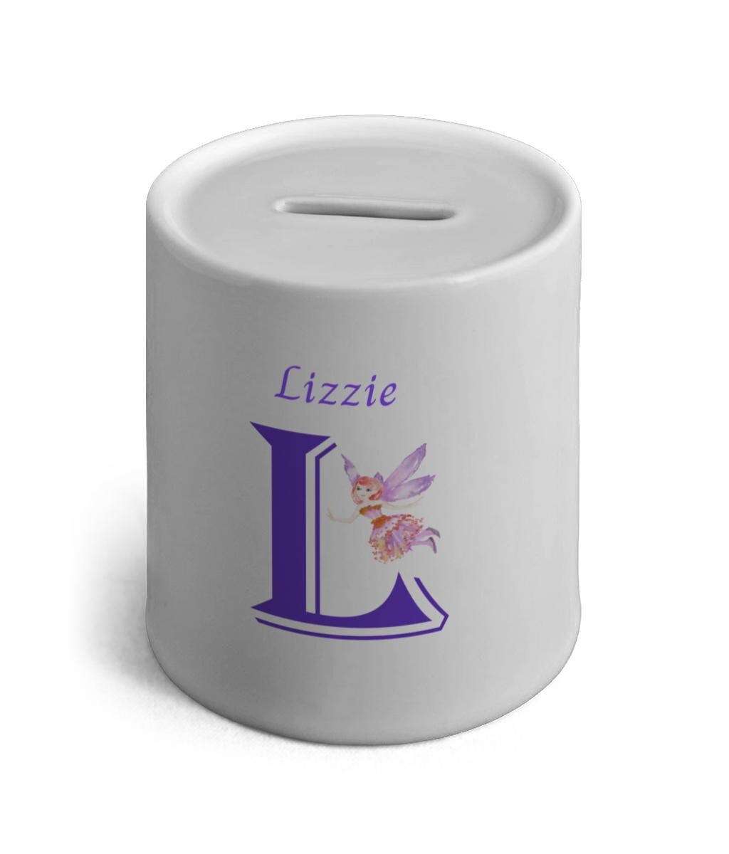 Personalised Fairy Ceramic Money Box