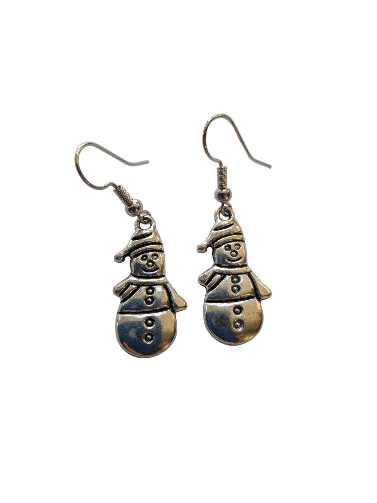 Christmas Snowman Earrings