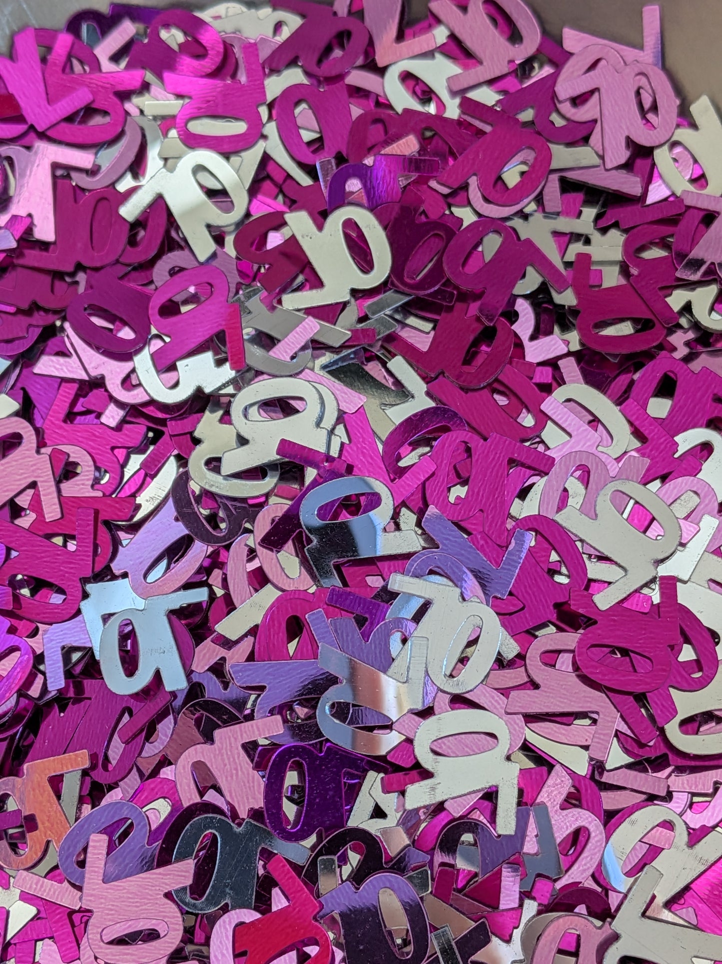 70th Birthday Table Sprinkles