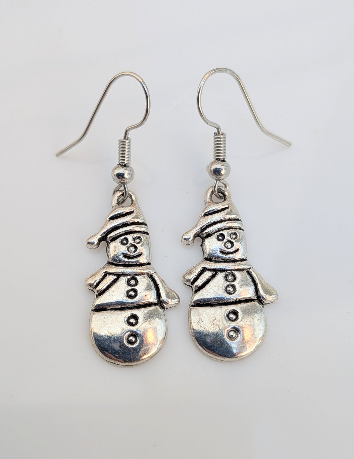 Christmas Snowman Earrings