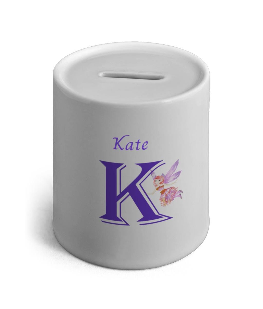 Personalised Fairy Ceramic Money Box
