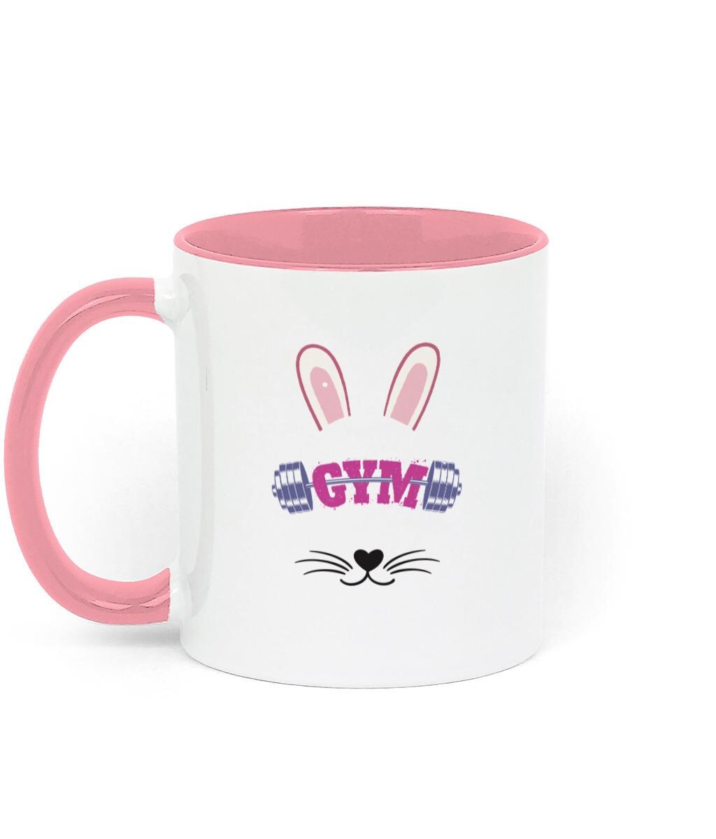 Gym Bunny Two Tone Mug