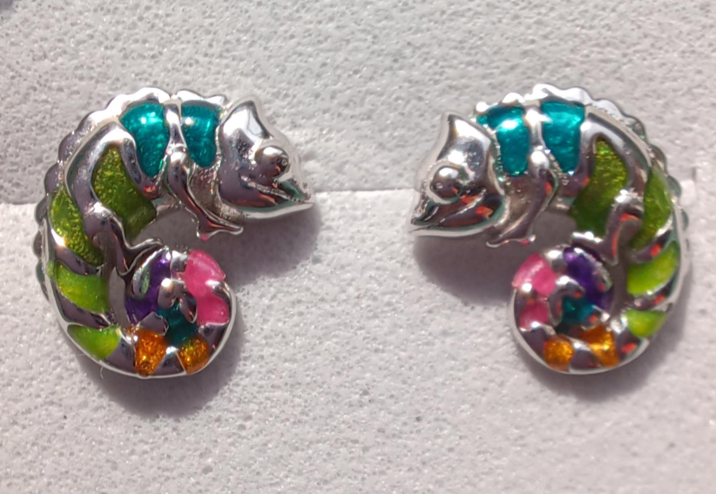 Chameleon Stud Earrings