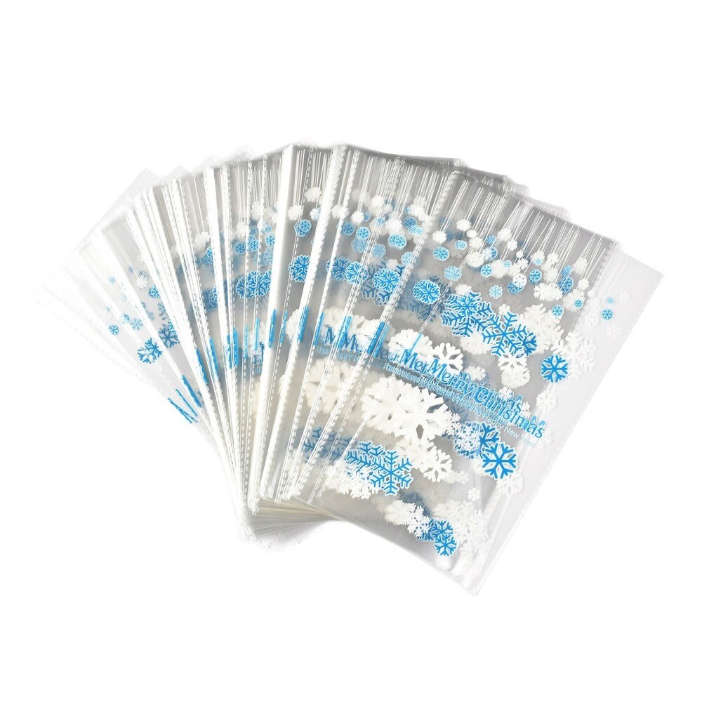 Christmas Theme Cellophane Storage Bags, for Chocolate, Sweets.