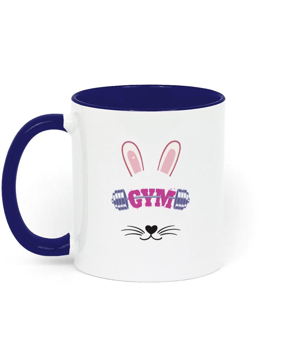 Gym Bunny Two Tone Mug