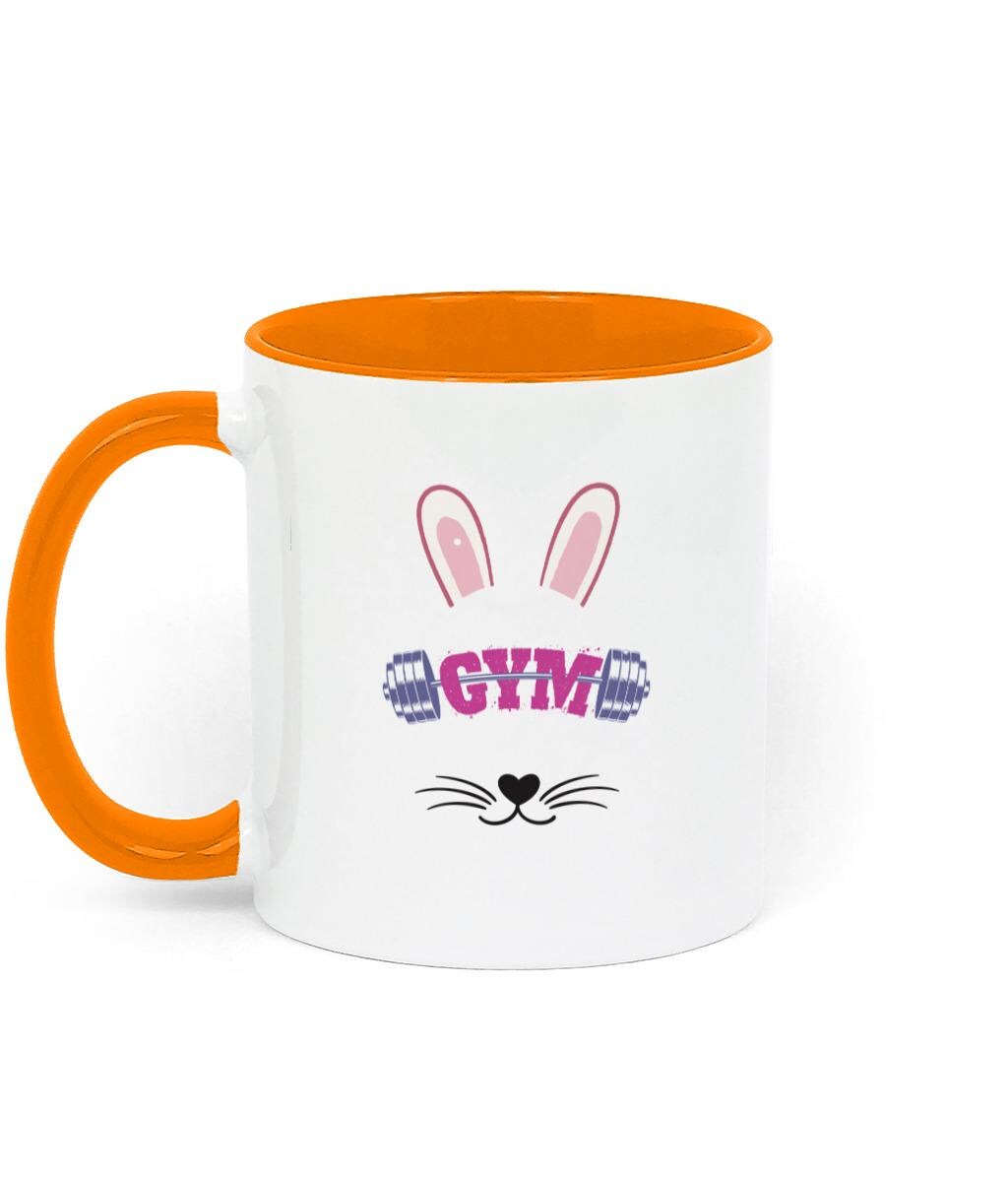 Gym Bunny Two Tone Mug