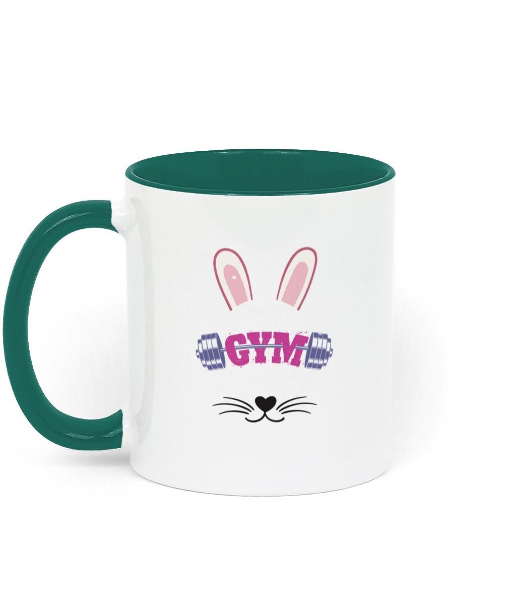 Gym Bunny Two Tone Mug