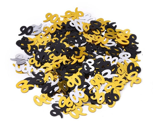 90th Birthday Confetti - bestseller!