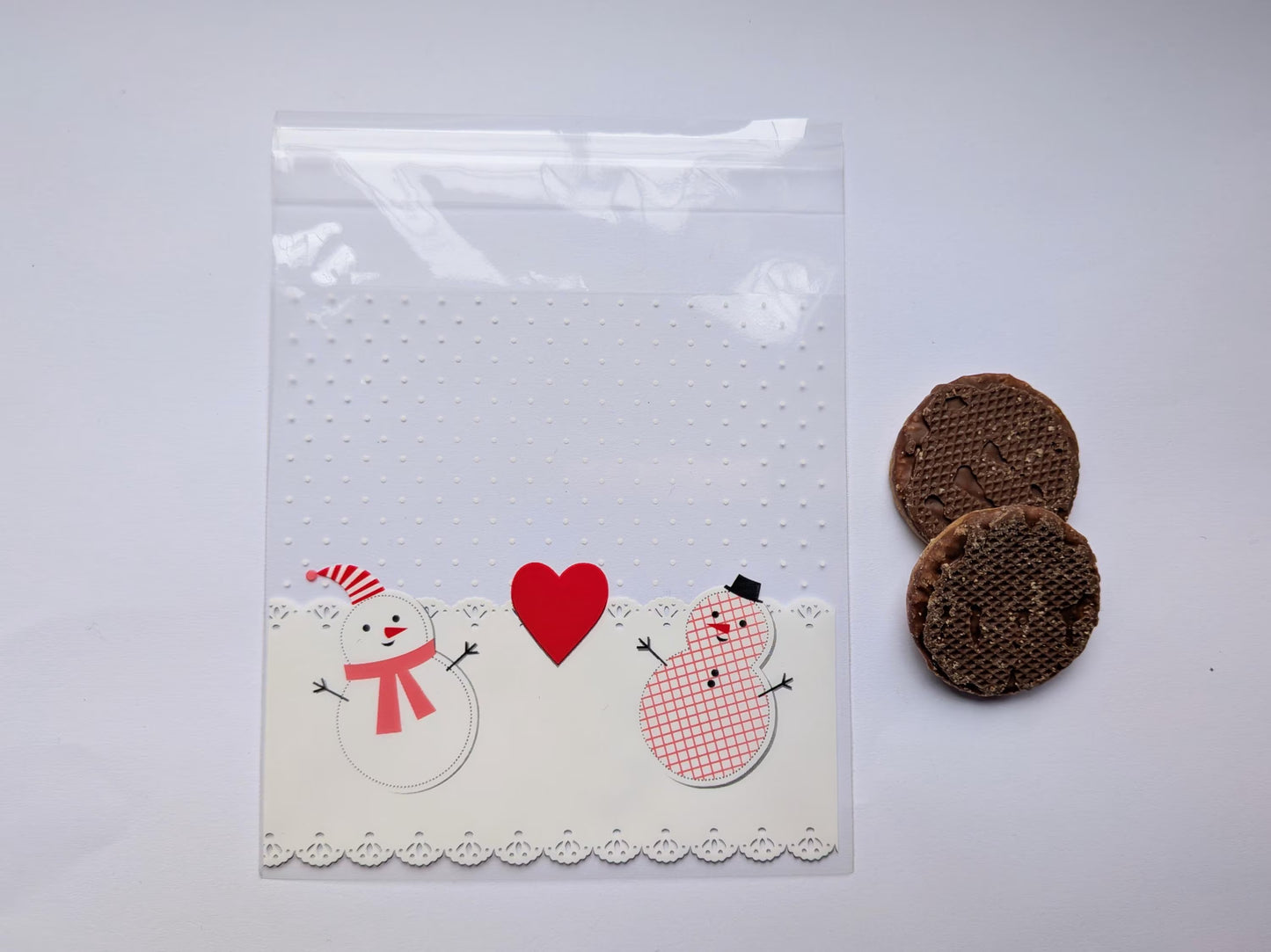 Snowman Cookie Bags