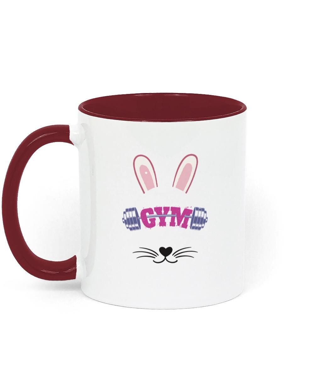 Gym Bunny Two Tone Mug